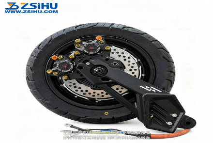 暴力美学——郑四虎HH幽灵二代明浙双碟全顺电机电动车后轮套装
